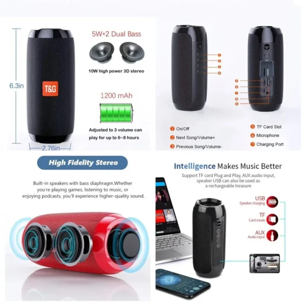 5 (1) Outdoor Bluetooth Speaker