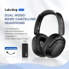 Dual-Mode 2.4G Wireless Gaming Headset with 42dB ANC & 100-Hour Battery Life