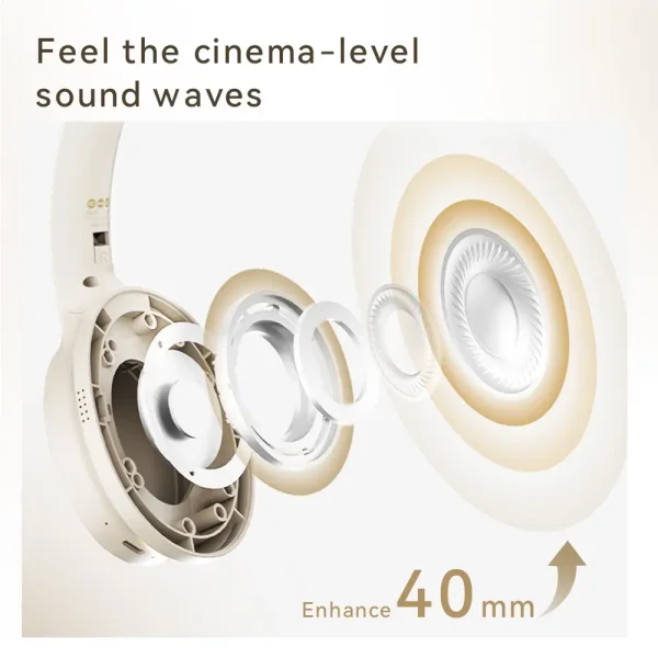 EL-GT10 ANC Wireless Gaming Headphones - Over-Ear Bluetooth Headset