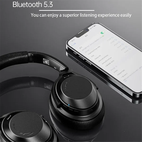 Foldable Wireless Headphones - Over-Ear Bluetooth Gaming Headset