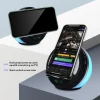 Bluetooth Speaker with Phone Stand (7) Portable Bluetooth Speaker with Phone Stand & Rhythm RGB Ambient Light