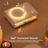 Retro Record Player Bluetooth Speaker (5) Record Player Speaker with Night Light
