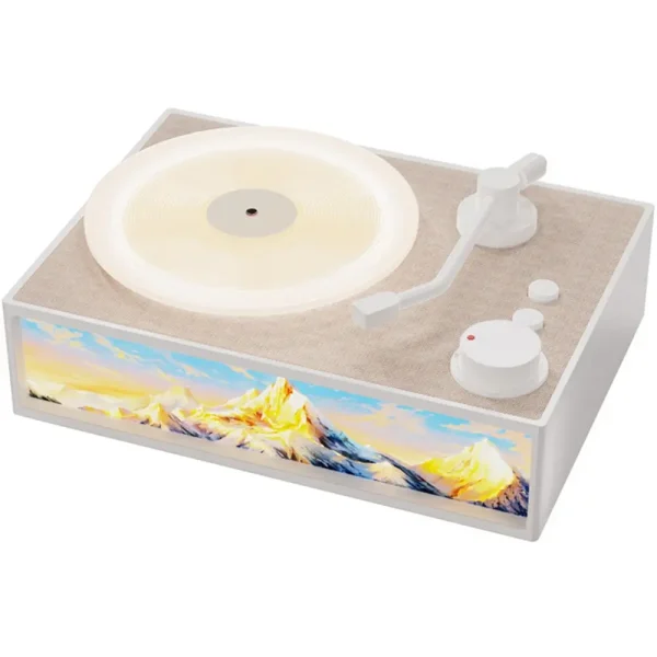 Retro Speaker with Aroma Diffuser Retro Record Player Bluetooth Speaker with Built-in Aroma Diffuser