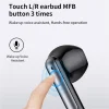 Wireless Earbuds Bluetooth 5.3 with Digital Charging Case, Hi-Fi Stereo & Deep Bass Waterproof Earphones for iPhone & Android