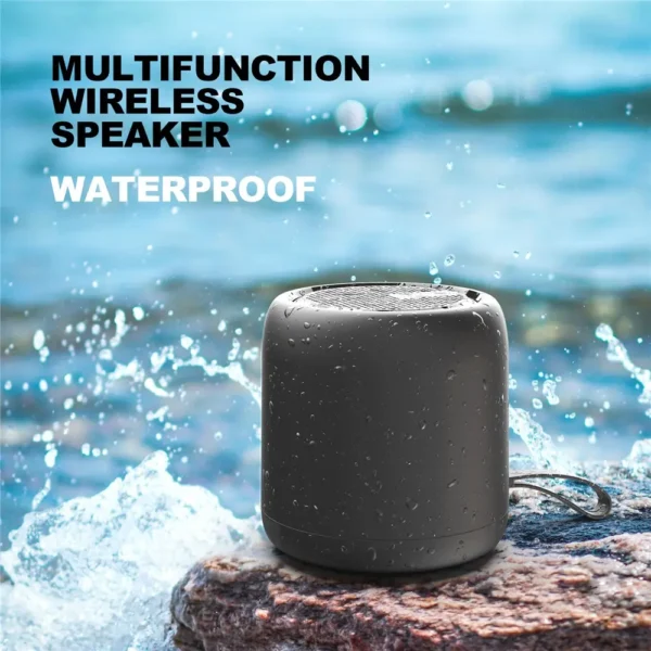 F11 Mini Waterproof Bluetooth Speaker with TWS Pairing & Long Battery Life