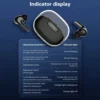 LDNIO T02 Wireless Earbuds with Noise Cancelling, 20H Battery & Sport Fit