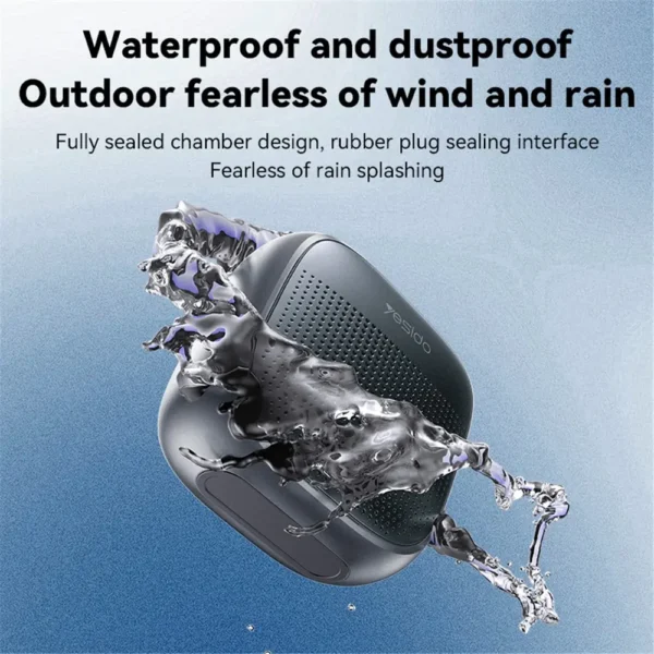 Yesido Ultra Premium Portable Bluetooth Speaker for On-the-Go Audio