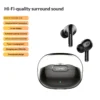 LDNIO T02 Wireless Earbuds with Noise Cancelling, 20H Battery & Sport Fit