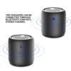 F11 Mini Waterproof Bluetooth Speaker with TWS Pairing & Long Battery Life