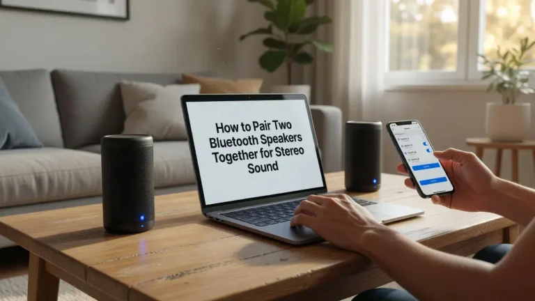 How to Pair Two Bluetooth Speakers Together for Stereo Sound