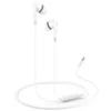 USB-C in-ear earphones in white with digital connector