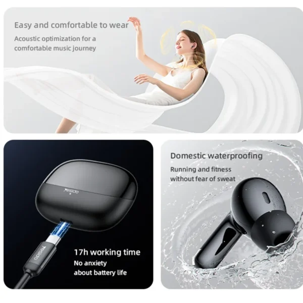YESIDO TWS26 True Wireless Earbuds with Stereo Deep Bass Sound & Bluetooth 5.3