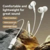 YESIDO Premium USB-C Wired Earphones with HD Mic