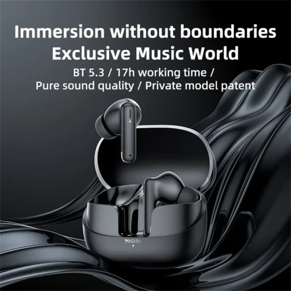 YESIDO TWS26 True Wireless Earbuds with Stereo Deep Bass Sound & Bluetooth 5.3